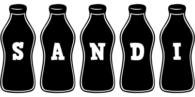 Sandi bottle logo