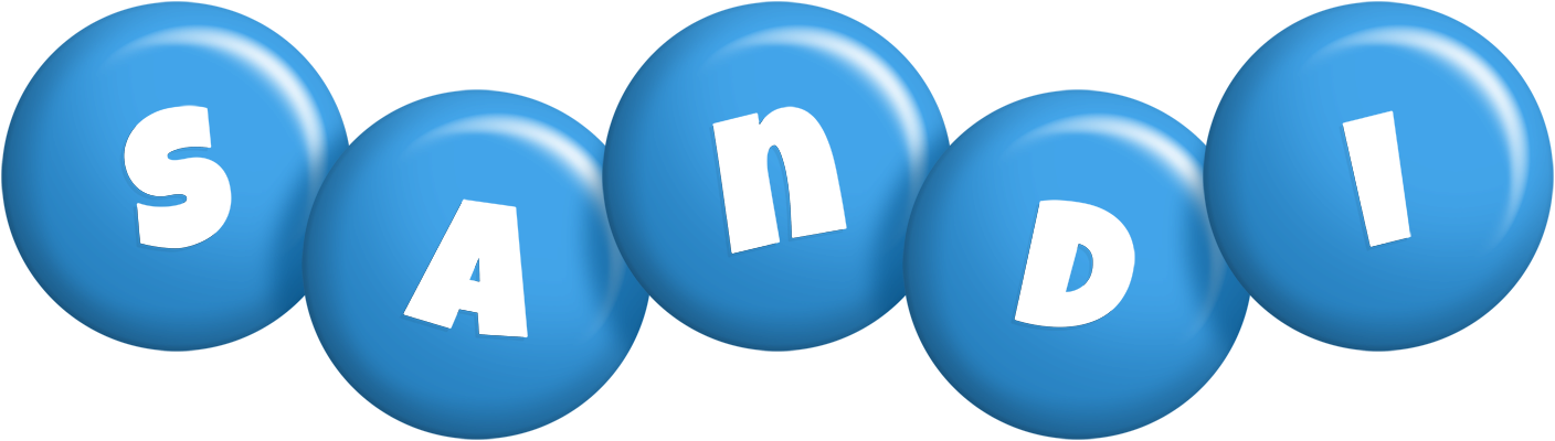 Sandi candy-blue logo