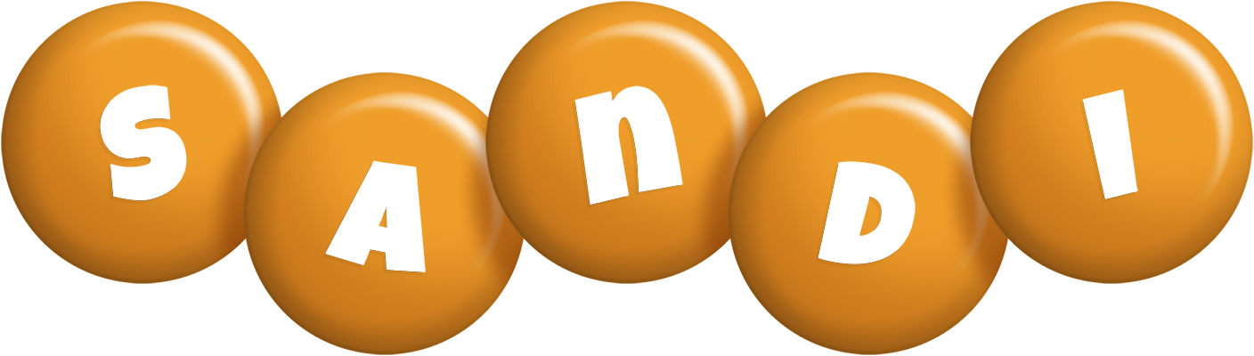 Sandi candy-orange logo
