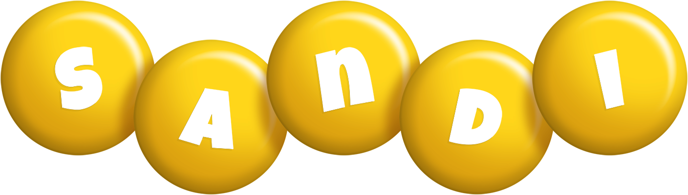 Sandi candy-yellow logo