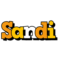 Sandi cartoon logo