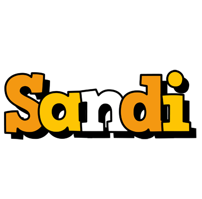 Sandi cartoon logo