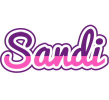 Sandi cheerful logo