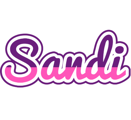 Sandi cheerful logo