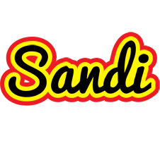 Sandi flaming logo