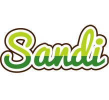 Sandi golfing logo