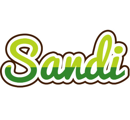 Sandi golfing logo