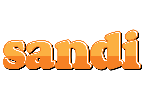 Sandi orange logo