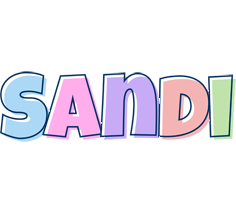 Sandi pastel logo