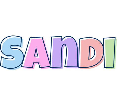 Sandi pastel logo