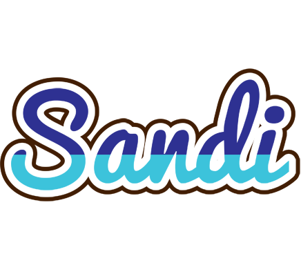 Sandi raining logo