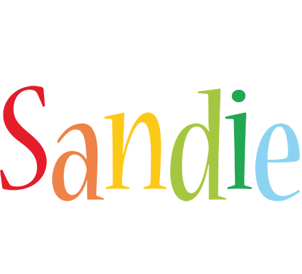 Sandie birthday logo