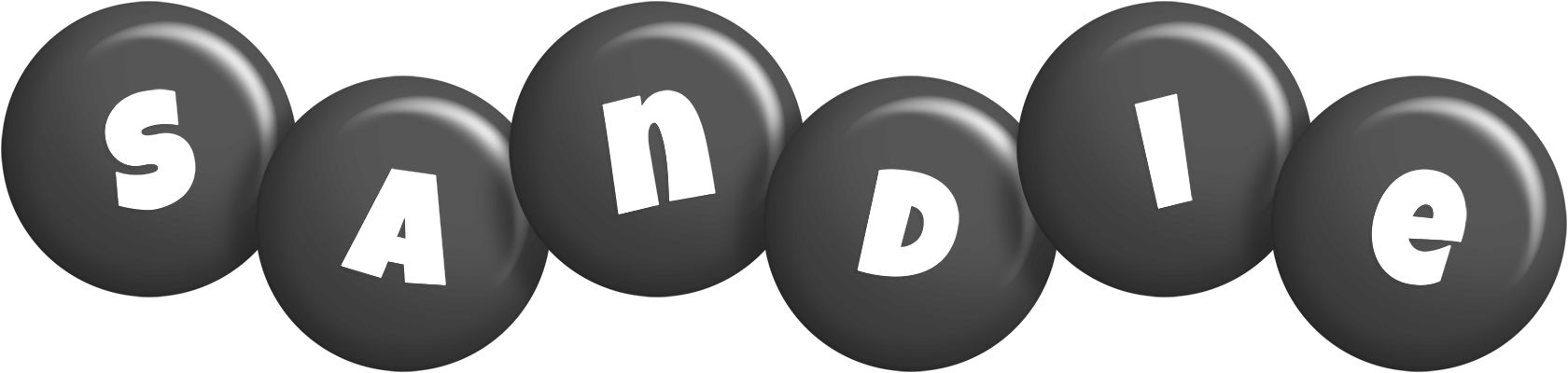 Sandie candy-black logo
