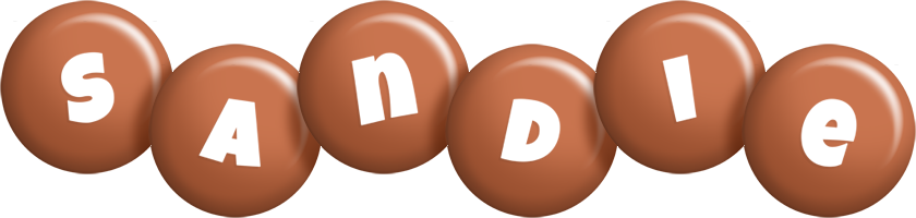 Sandie candy-brown logo