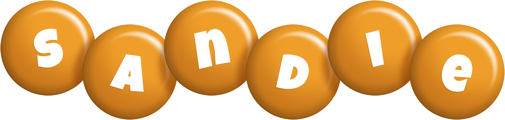 Sandie candy-orange logo