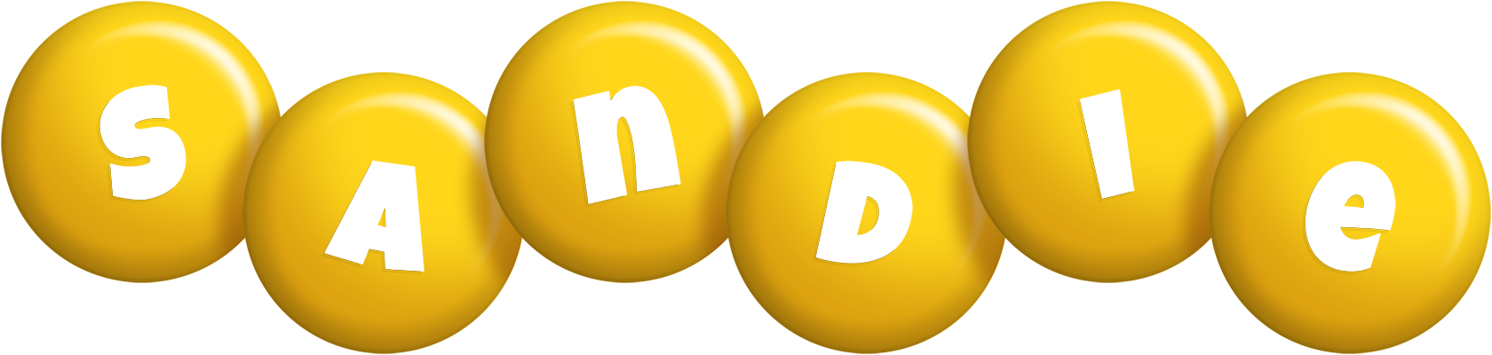 Sandie candy-yellow logo
