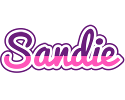 Sandie cheerful logo