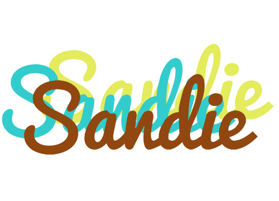 Sandie cupcake logo