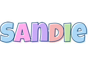 Sandie pastel logo