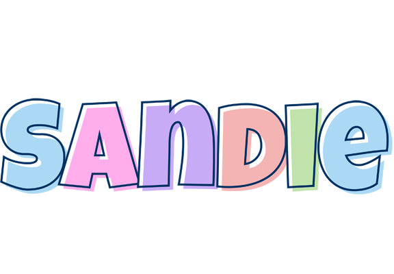 Sandie pastel logo