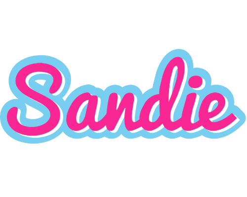 Sandie popstar logo