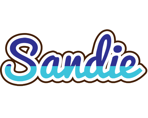 Sandie raining logo