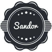 Sandor badge logo