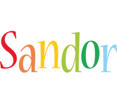 Sandor birthday logo