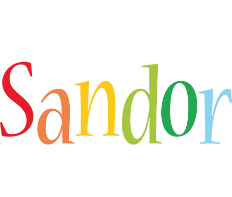 Sandor birthday logo