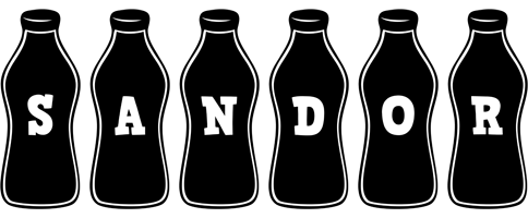 Sandor bottle logo