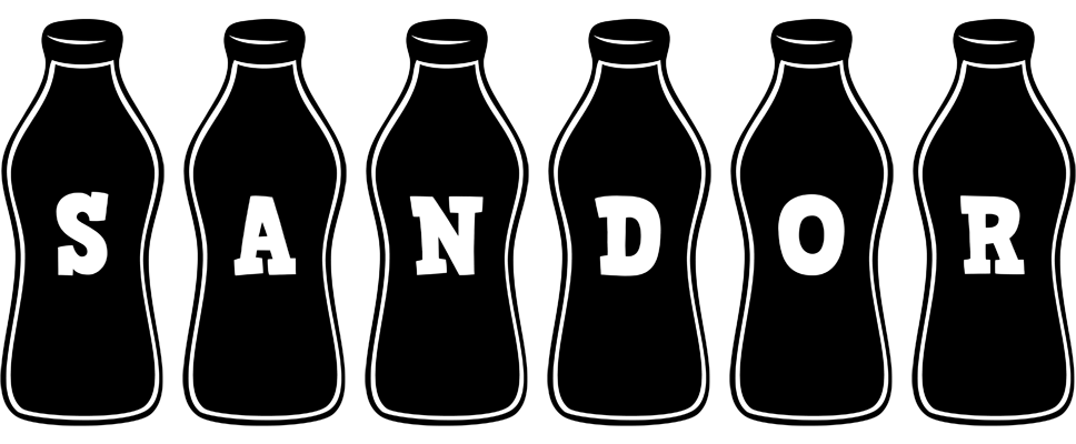 Sandor bottle logo