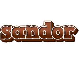 Sandor brownie logo