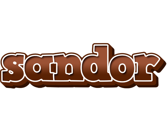 Sandor brownie logo
