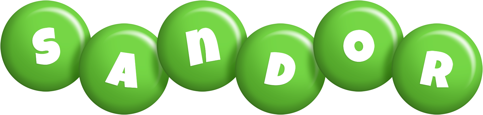 Sandor candy-green logo