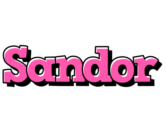 Sandor girlish logo