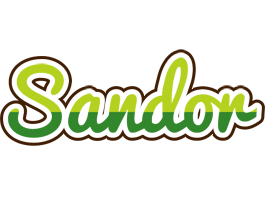 Sandor golfing logo