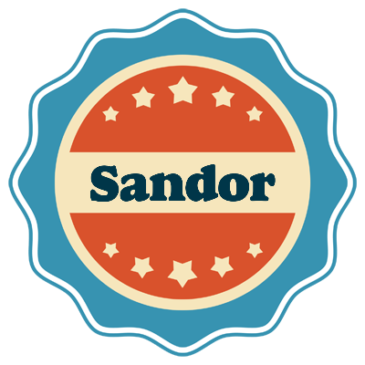Sandor labels logo