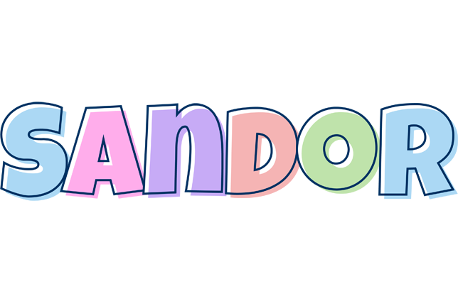 Sandor pastel logo