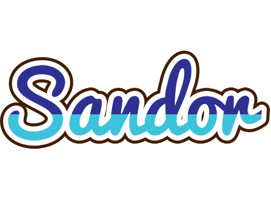 Sandor raining logo