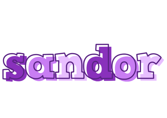 Sandor sensual logo