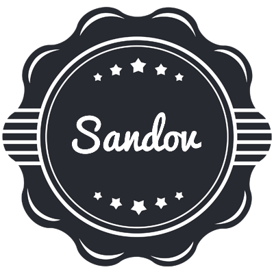 Sandov badge logo