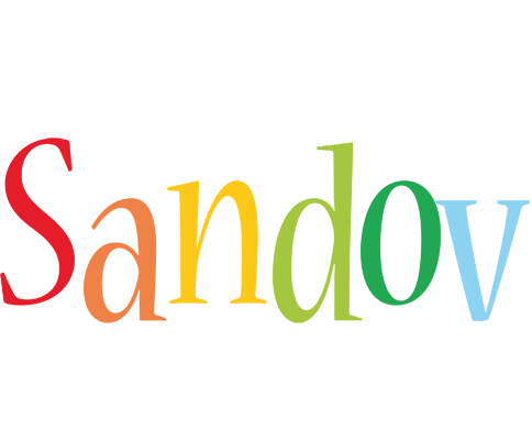 Sandov birthday logo