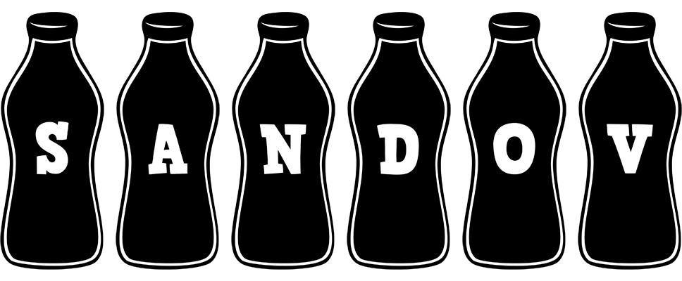 Sandov bottle logo