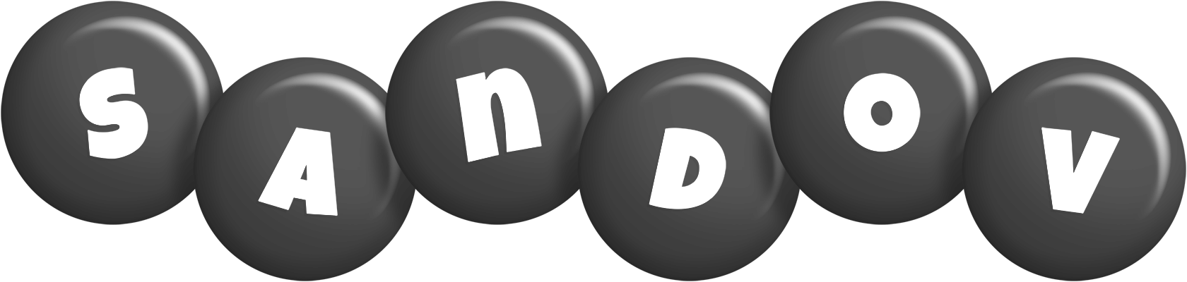 Sandov candy-black logo