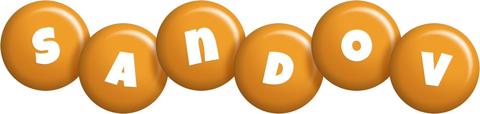 Sandov candy-orange logo