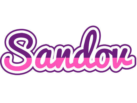 Sandov cheerful logo