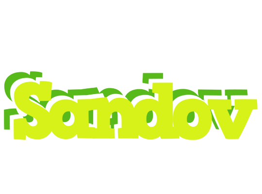 Sandov citrus logo