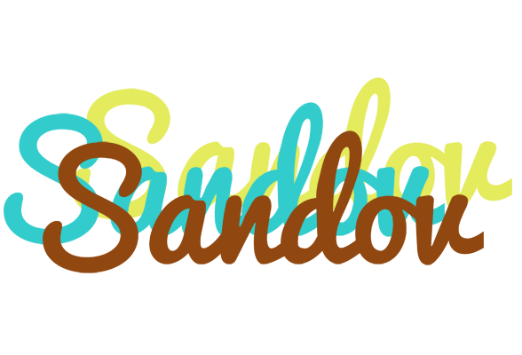 Sandov cupcake logo