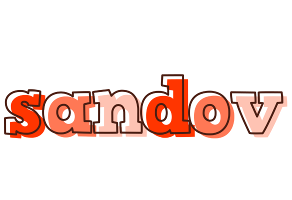Sandov paint logo