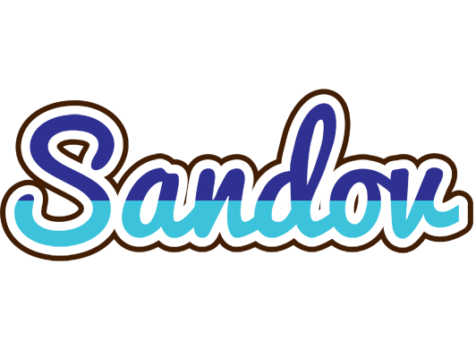 Sandov raining logo